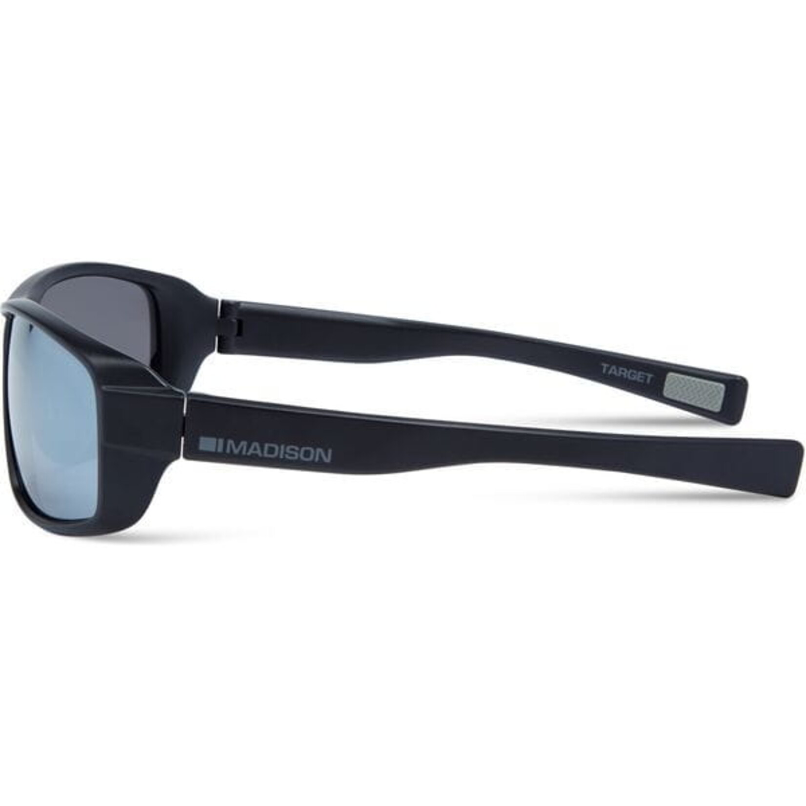 Madison Target Sunglasses - matt black / silver mirror