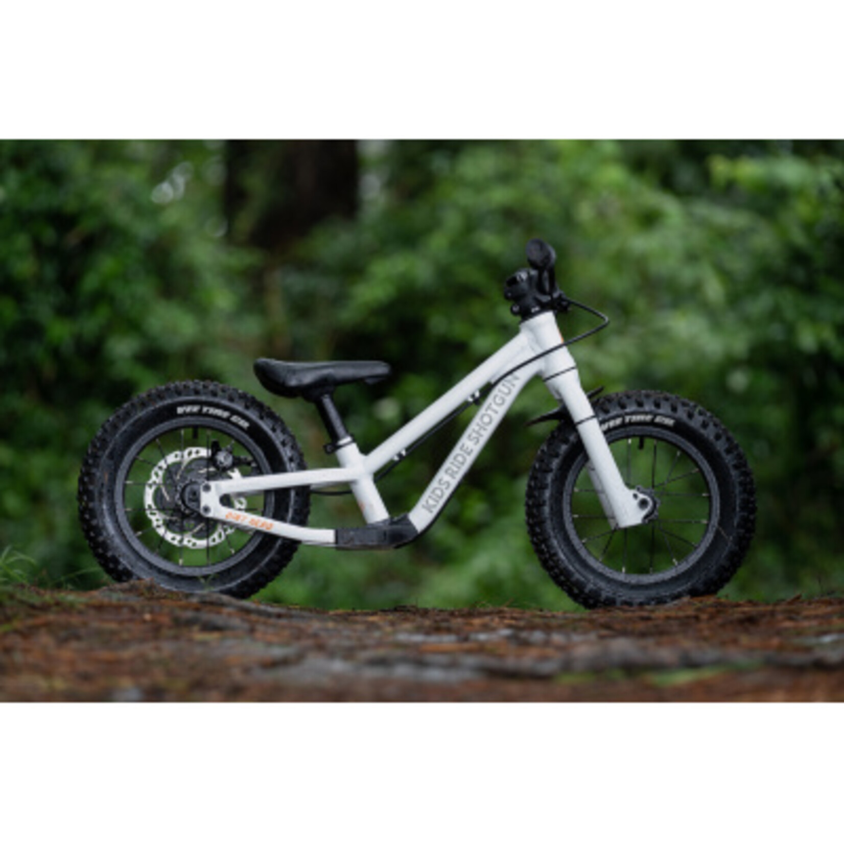 Shotgun Kids Ride Shotgun Dirt Hero 12" With Brake White / 12"