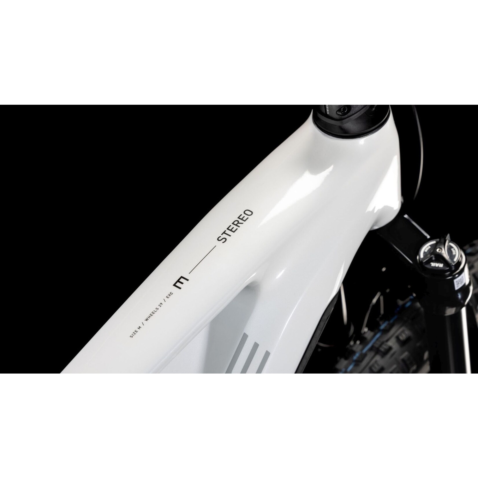 CUBE CUBE STEREO HYBRID ONE44 EXC 800 METALLICWHITE/BLACK medium