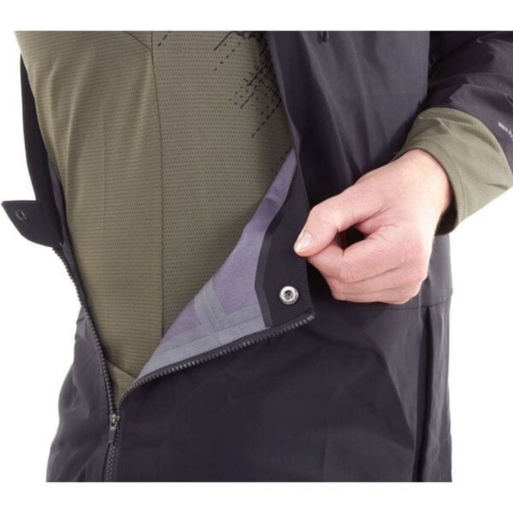 madison DTE 3-Layer Waterproof Bib Trousers, black - x-large, short leg
