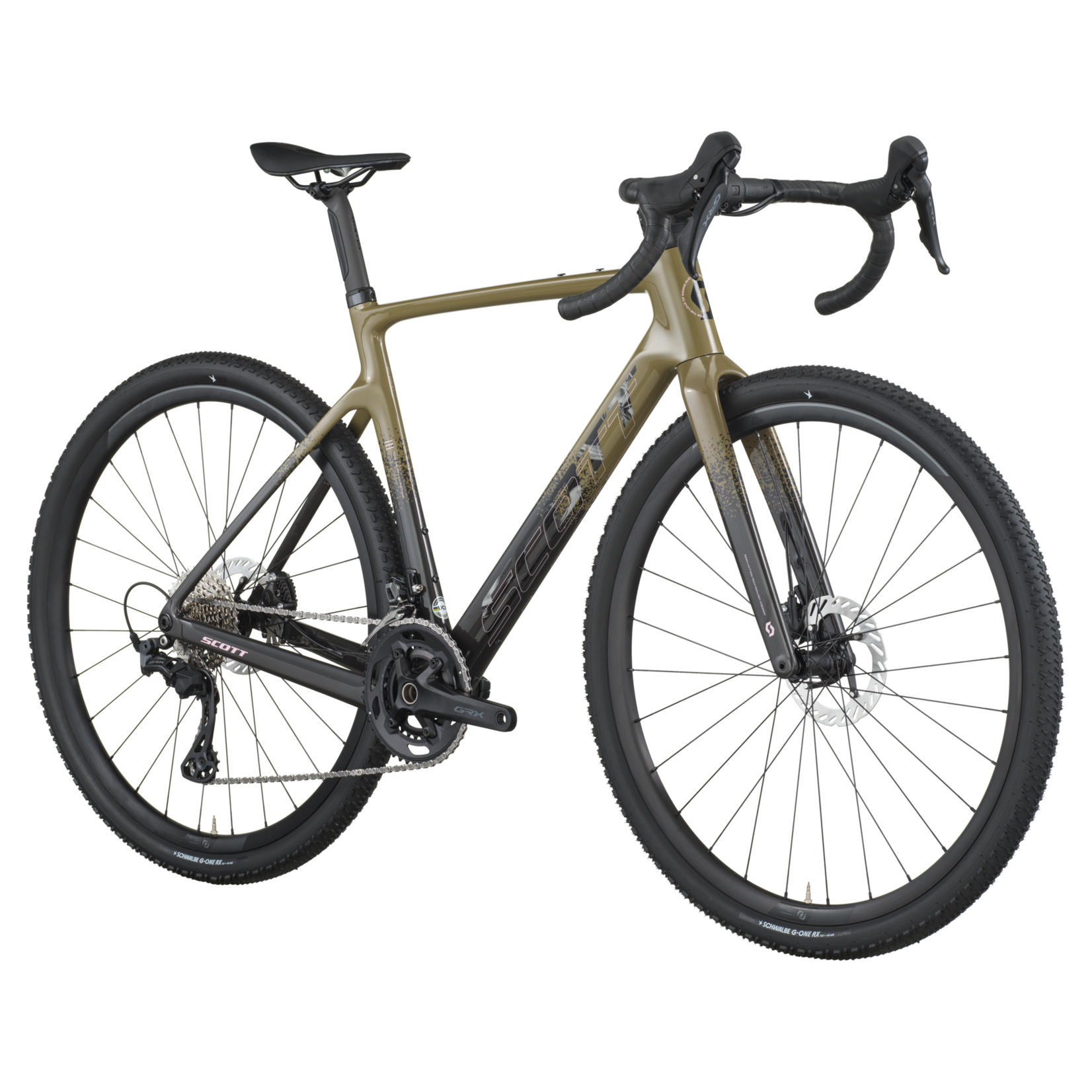 Scott 2026 Scott Addict Gravel 40 - KAKI GREEN/CARBON BLACK