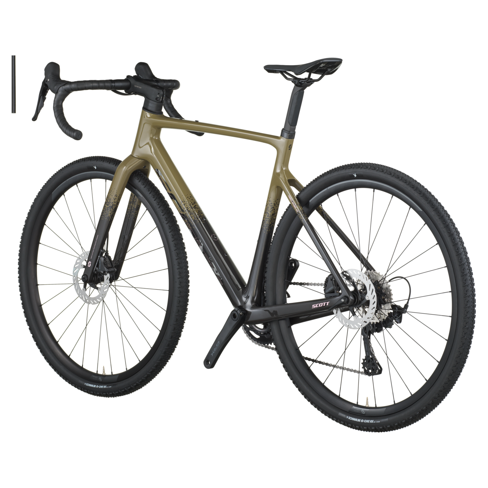 Scott 2026 Scott Addict Gravel 40 - KAKI GREEN/CARBON BLACK