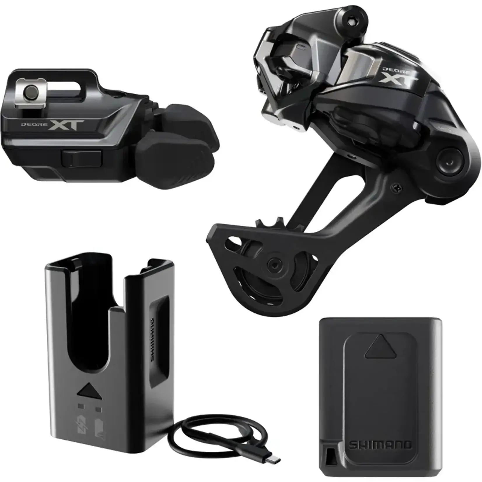 Shimano Shimano XT M8250 Di2 upgrade Kit, SW-M8250 I-Spec EV, BT-DN320, EC-DN100, SM-CN910, SGS mech
