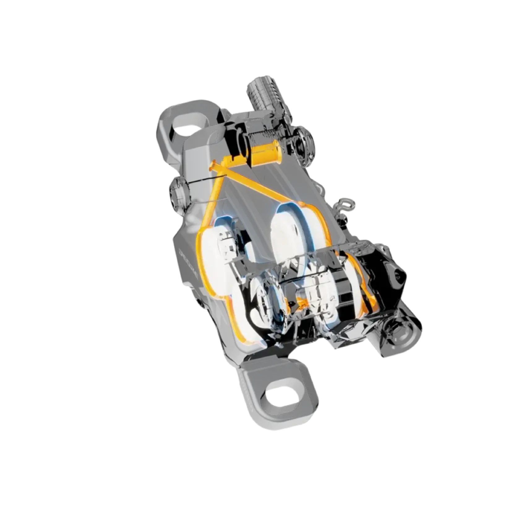 Shimano BR-M8220/BL-M8200 XT 4 pot bled brake levers and callipers, front and rear