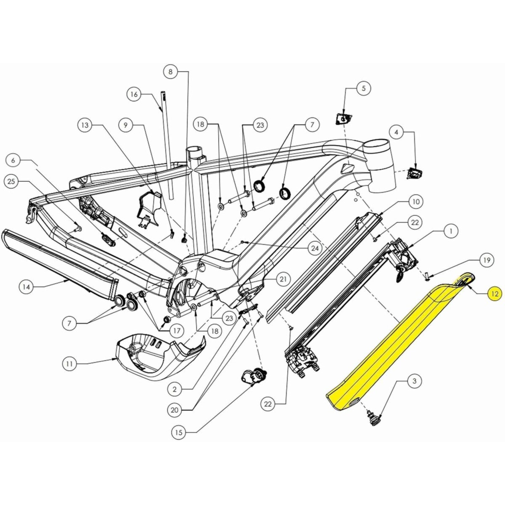 CUBE CUBE BATTERY COVER REACTION HYBRID 625