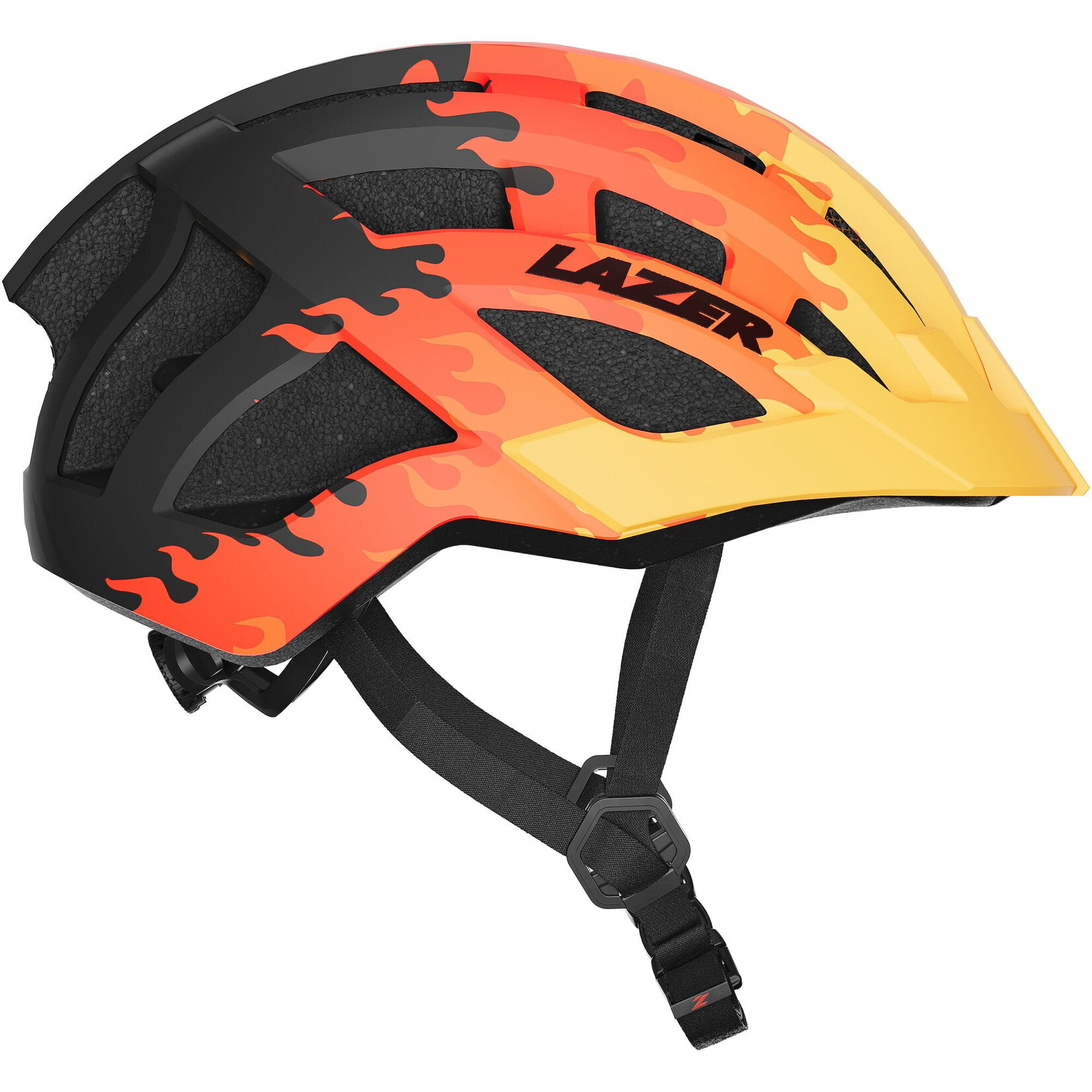 Lazer J2 Helmet, Matt Flames, Uni-Youth