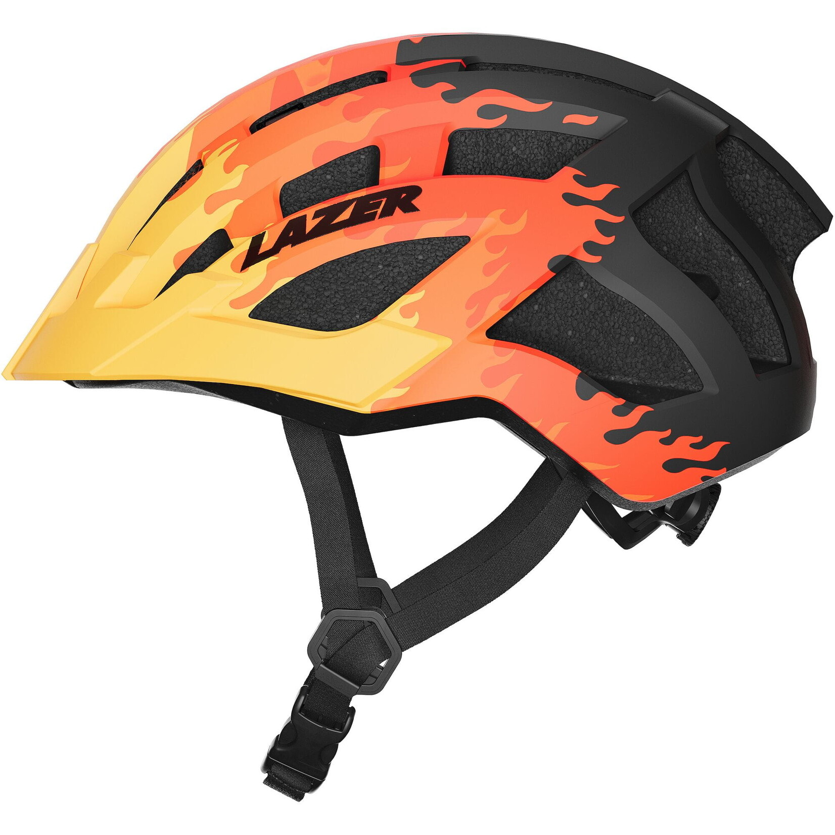 Lazer J2 Helmet, Matt Flames, Uni-Youth