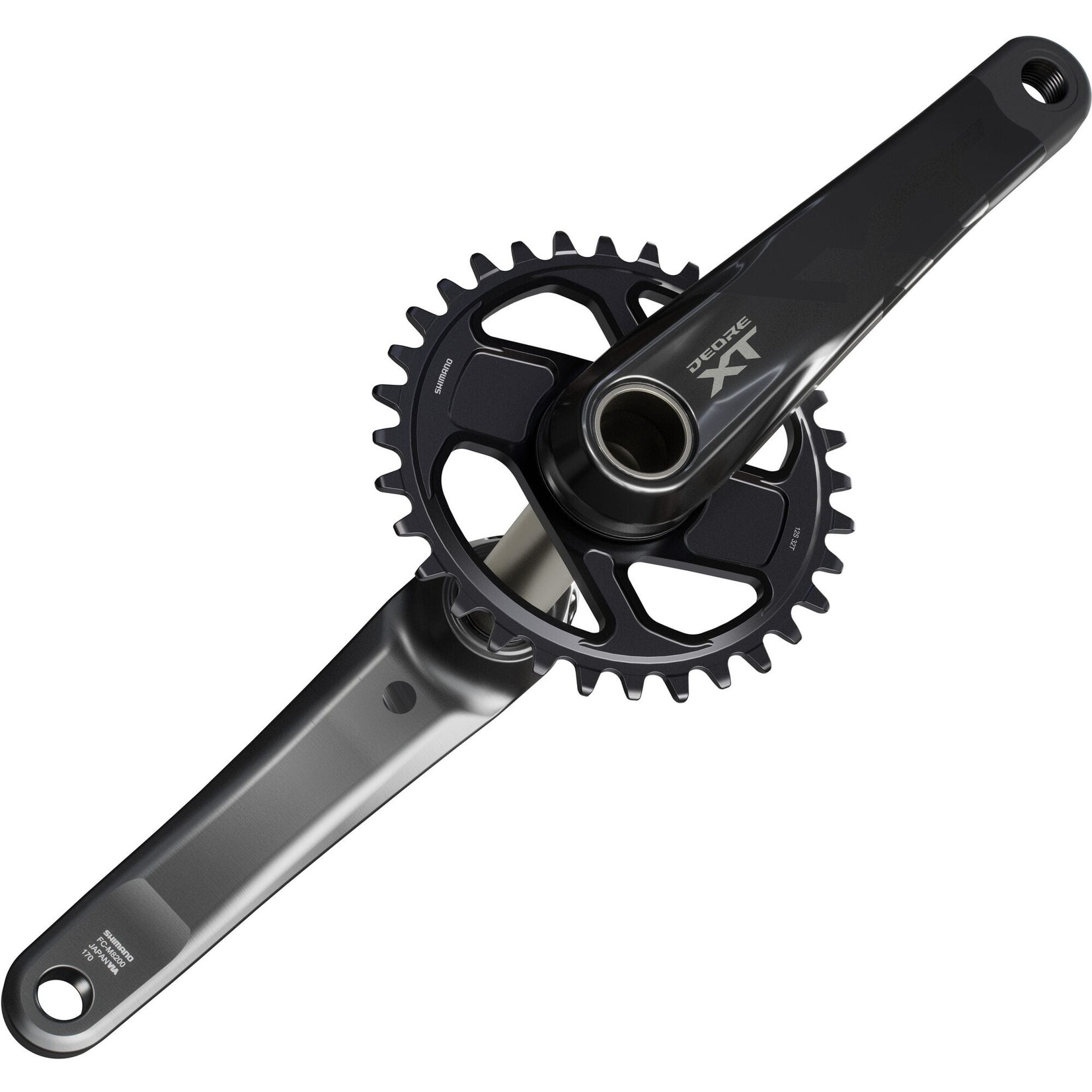 Shimano FC-M8200 XT Crank set without ring, 12-speed, 55mm chainline, 165mm