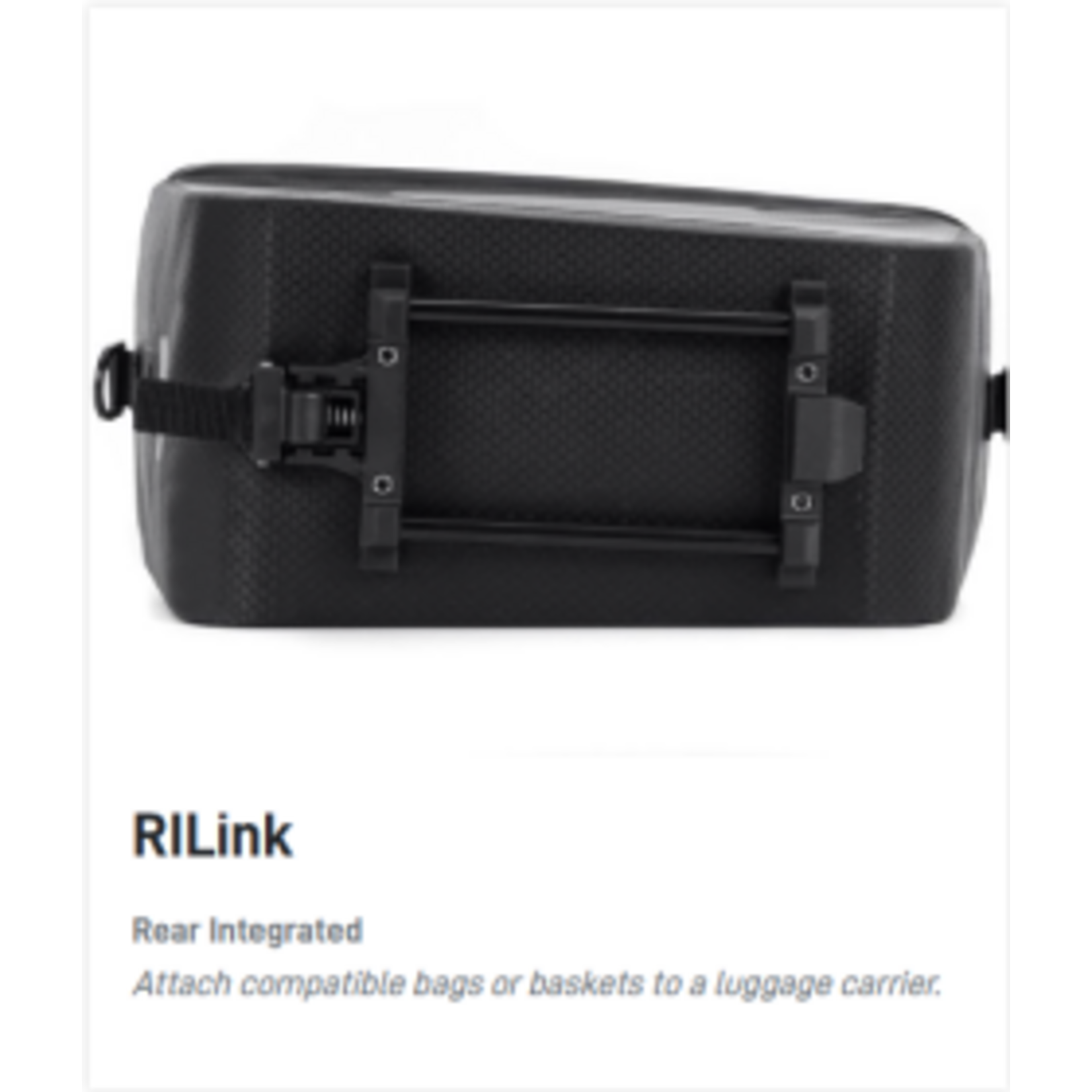 ACID PANNIER BAG CITY 10 ALL IN ONE black