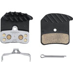 Shimano H03C-MF disc pads and spring, metal sintered, alloy/stainless back, cooling fins