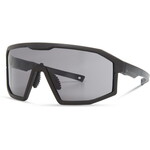 madison Enigma Matt Black Sunglasses - 3 Lens pack - Black Mirror / Amber / Clear