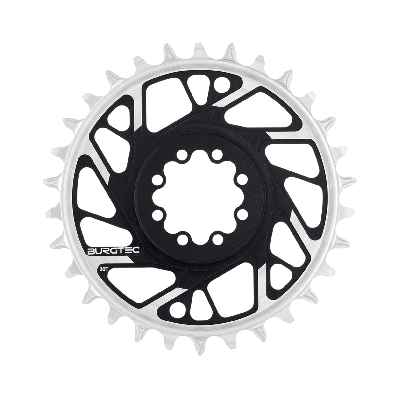 Burgtec 3mm Offset Thick Thin Chainring for SRAM 8-Bolt