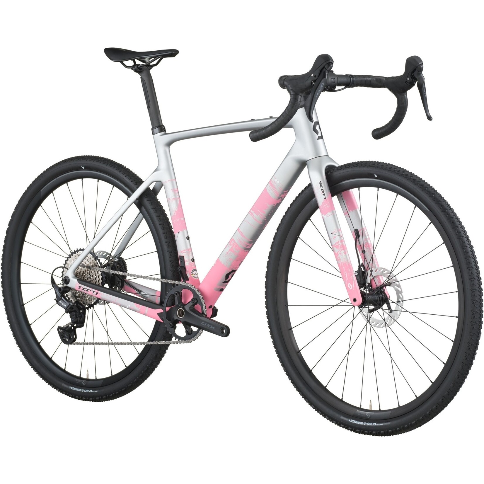 Scott Scott Addict Gravel 30 Carbon Grey/Pink Large
