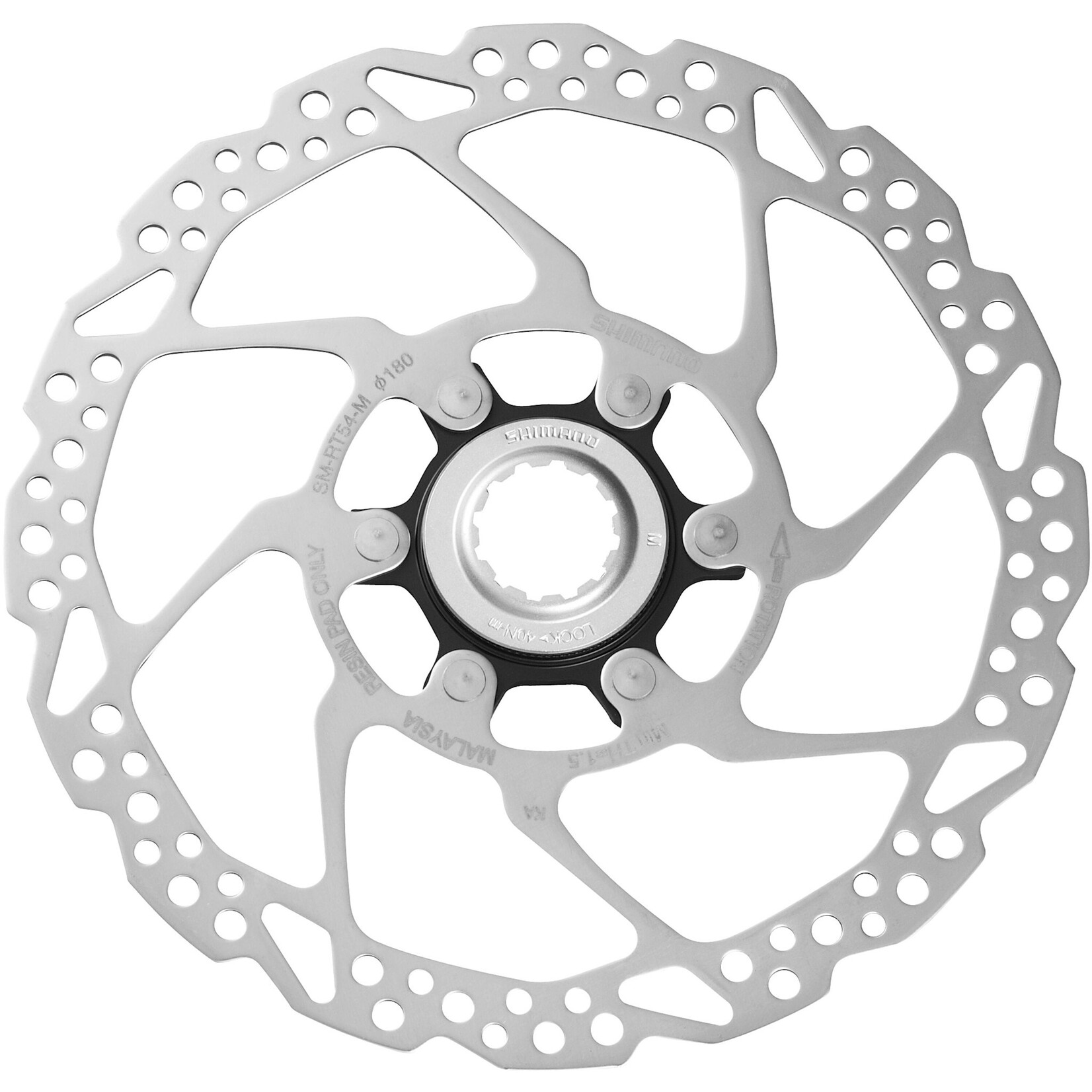 Shimano SM-RT54, rotor Center Lock with external lock ring, 180 mm