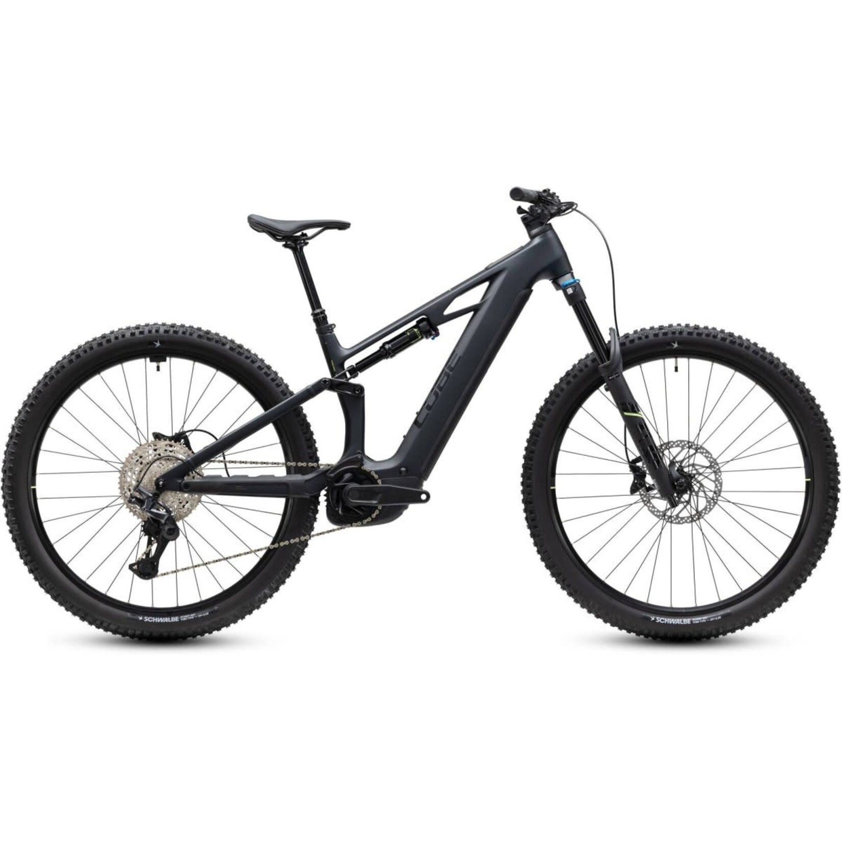CUBE 2027 CUBE STEREO HYBRID ONE44 HPC RACE 800 COAL/GREEN