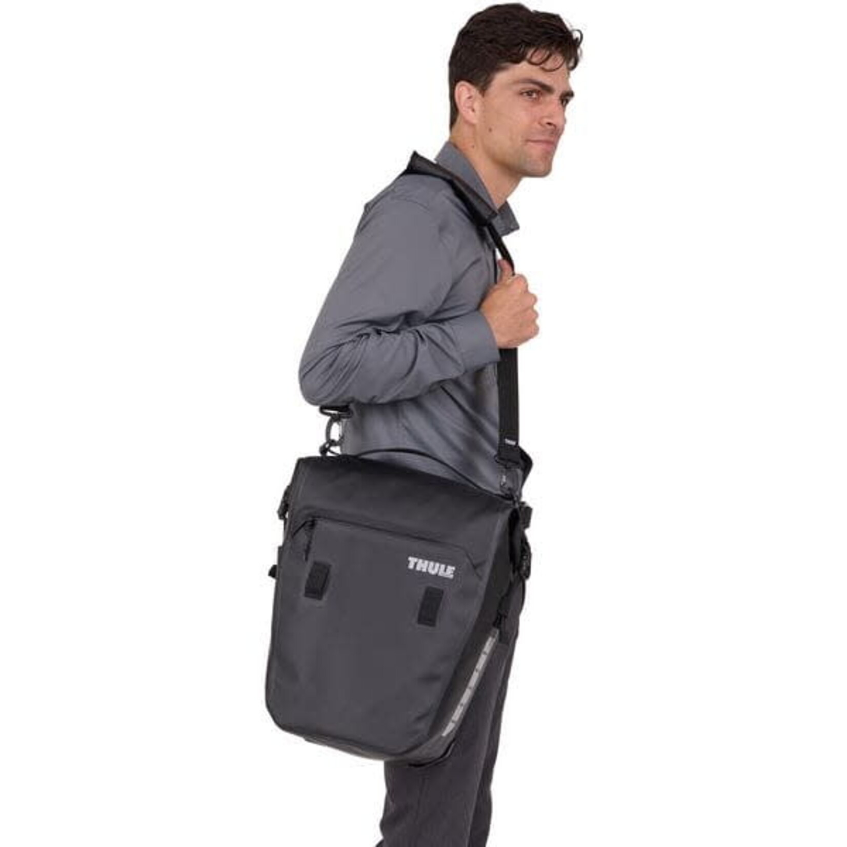 Thule Shield panniers, 13 litres each, pair - black