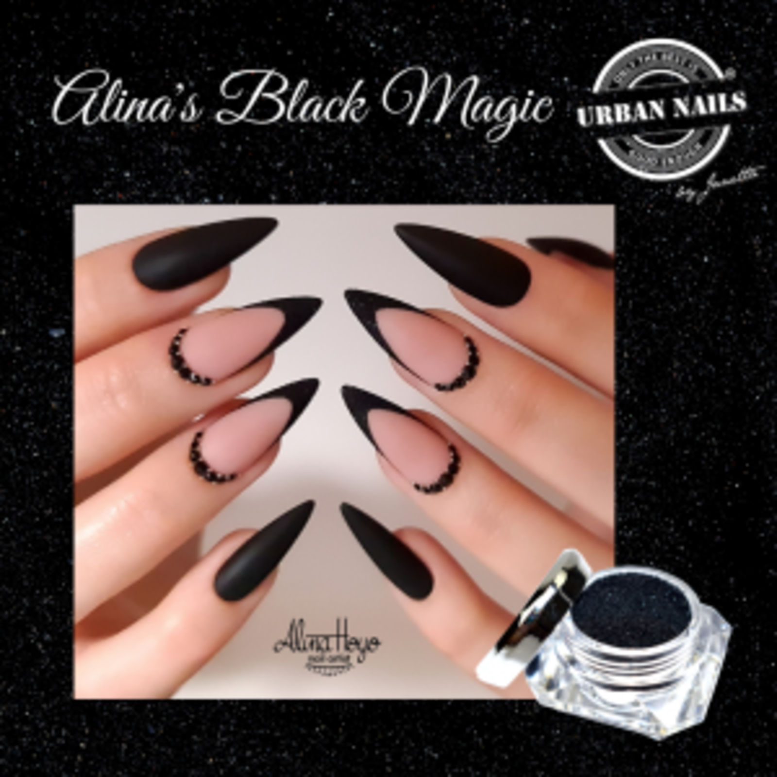 Urban nails Alina's black magic