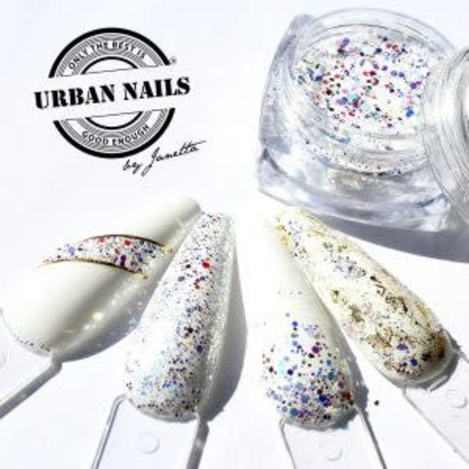 Urban nails Zilver multi mix week 14