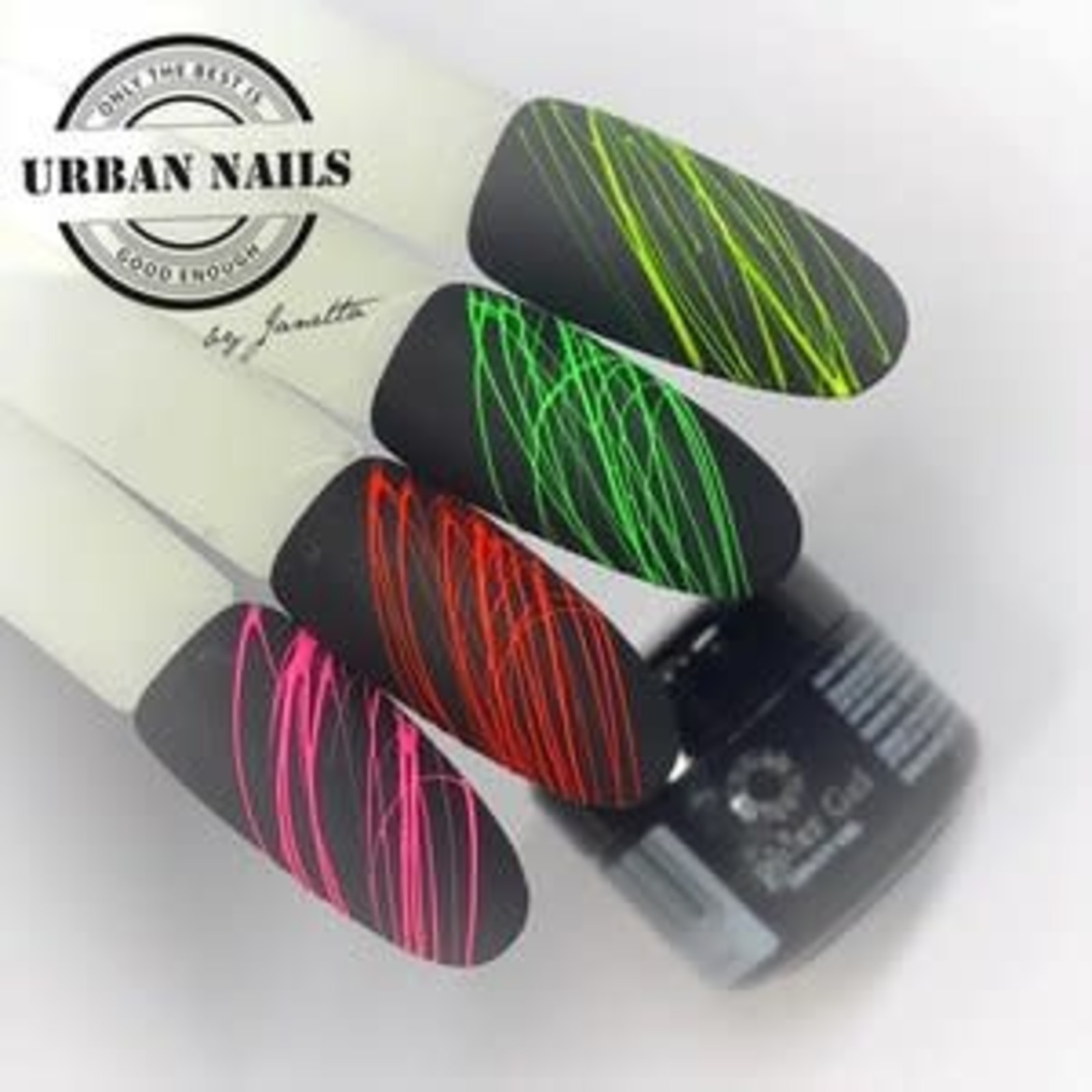 Urban nails Spider gel collectie neon