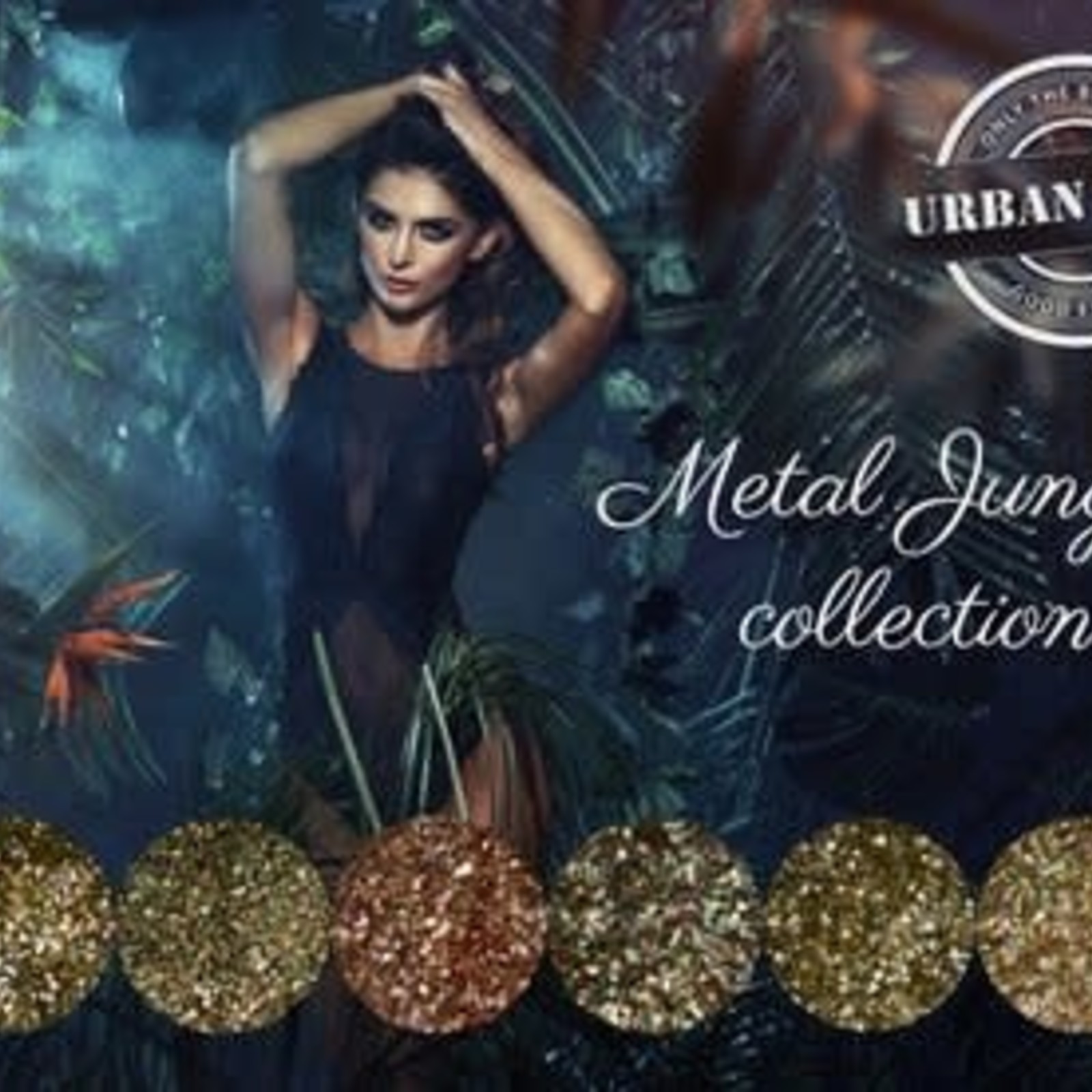 Urban nails Metal jungle glitter collection