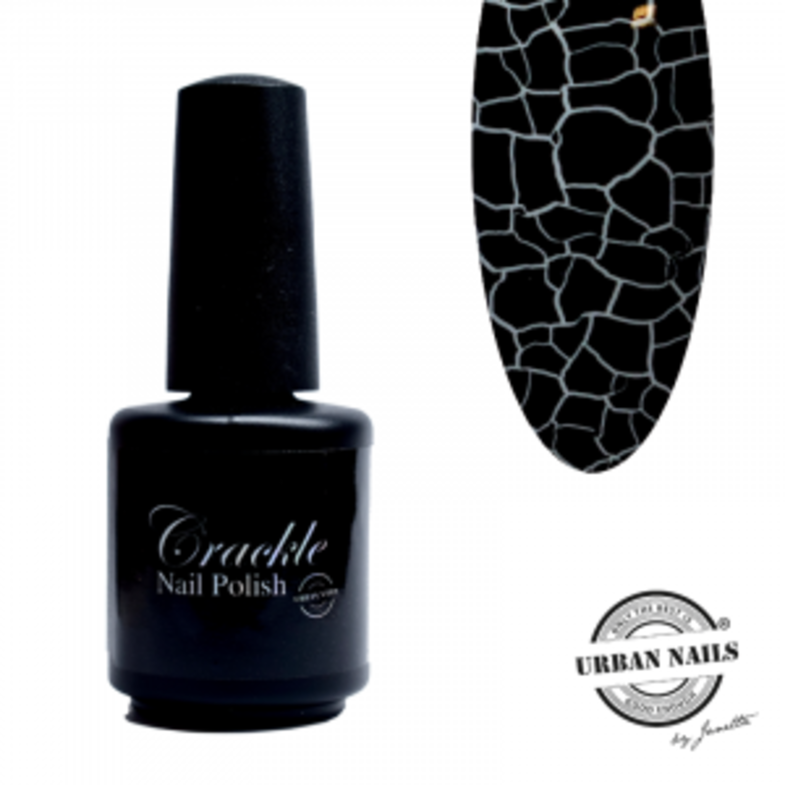 Urban nails Crackle Nail Polish 02 Black