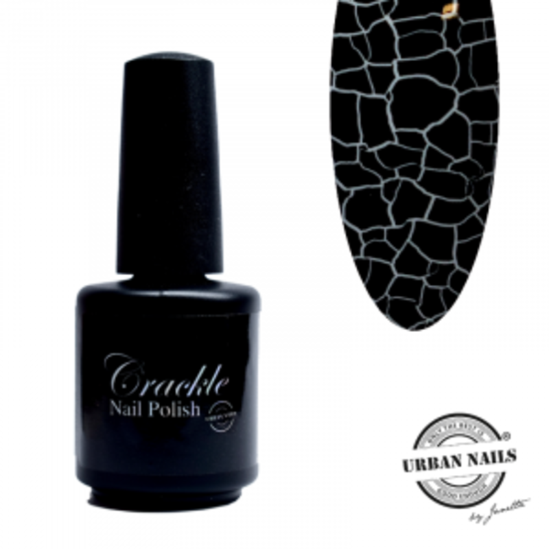 Crackle nail polish 02 black