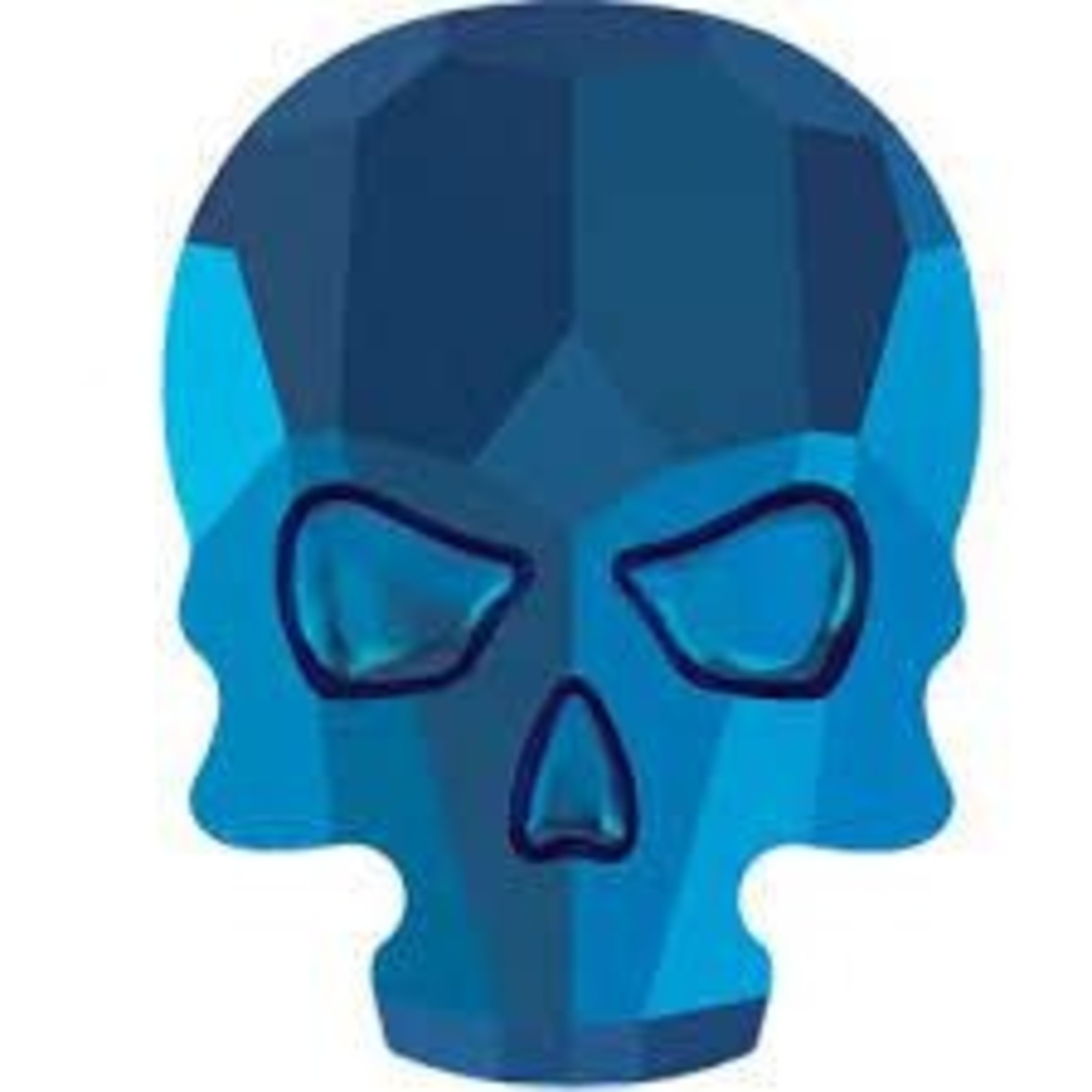Swarovski Swarovski Skull Metallic Blue( 2 stuks )