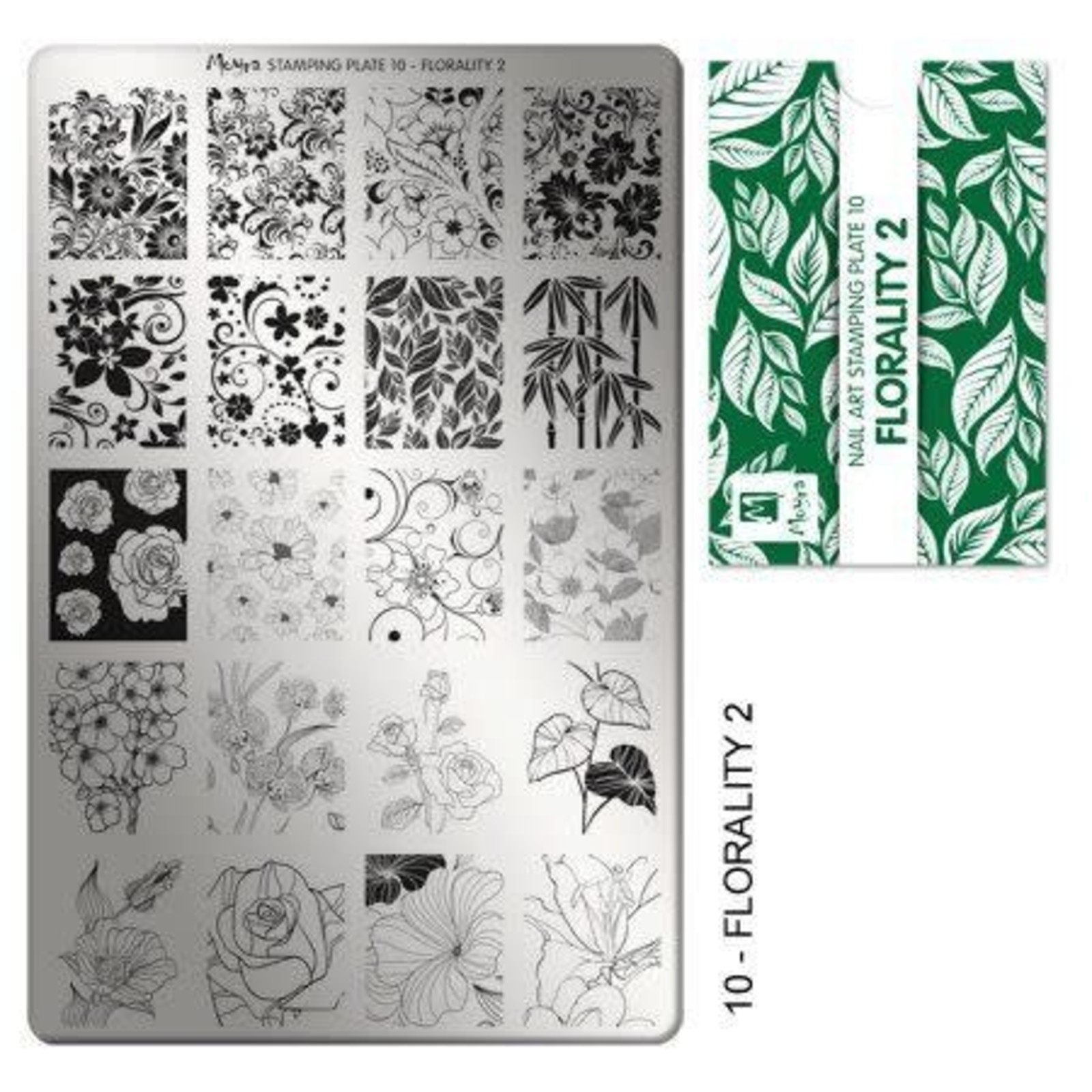 Moyra Moyra stamping plate 10 florality 2