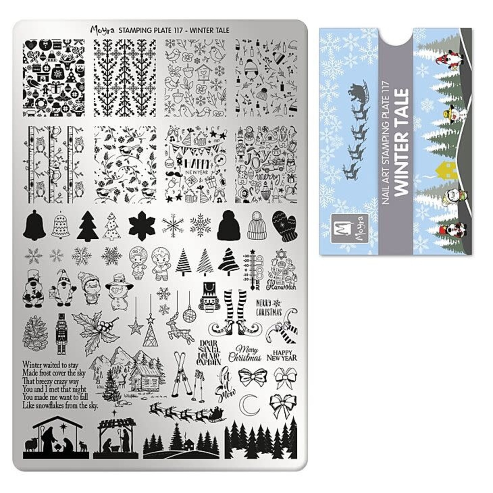 Moyra moyra stamping plate 117 winter sale