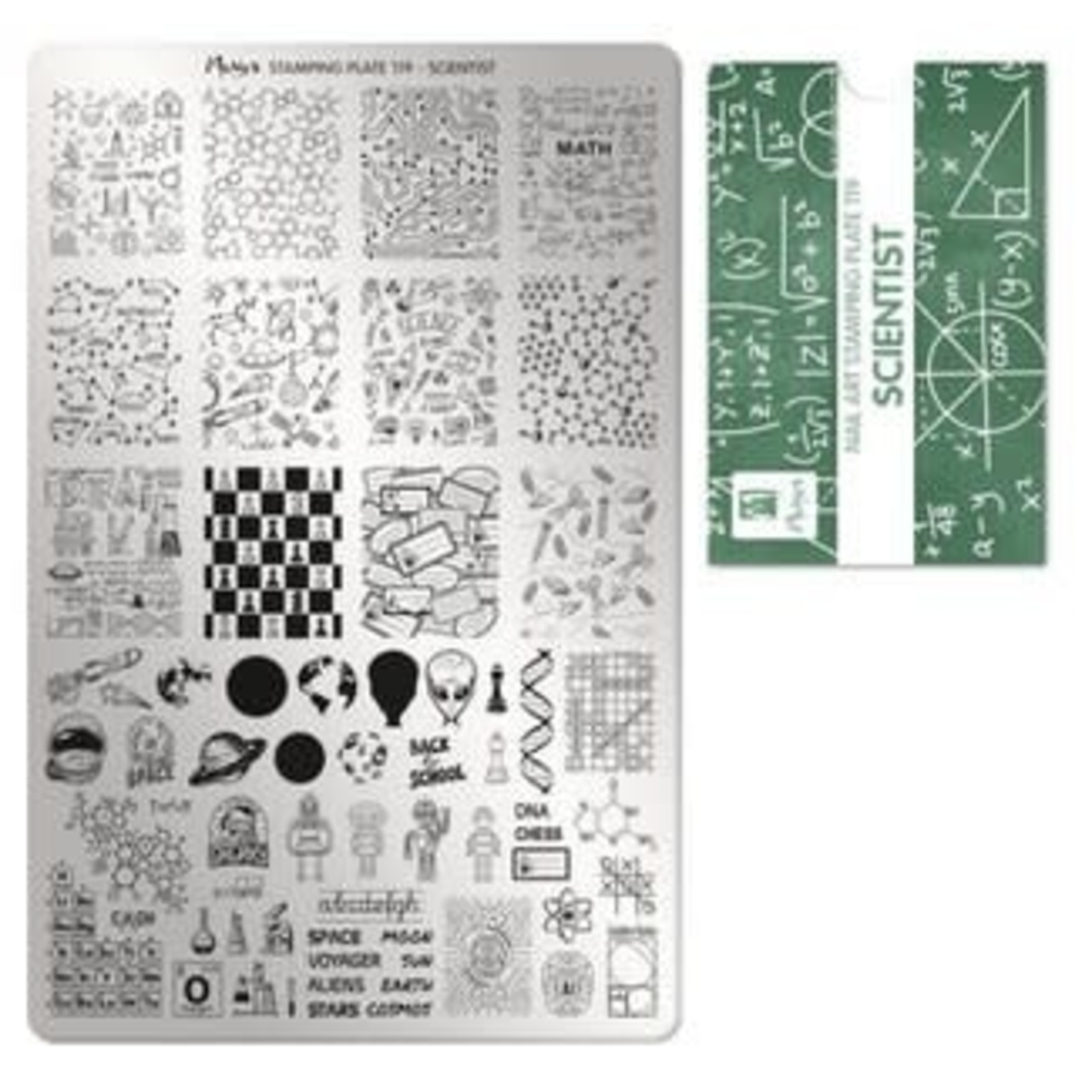 Moyra Moyra stamping plate 119 scientist