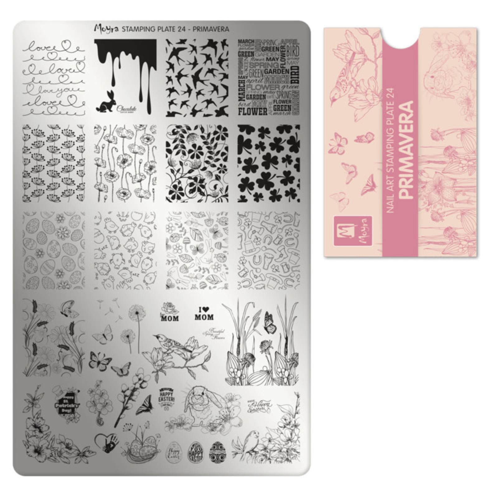 Moyra Moyra Stamping Plate 24 Primavera