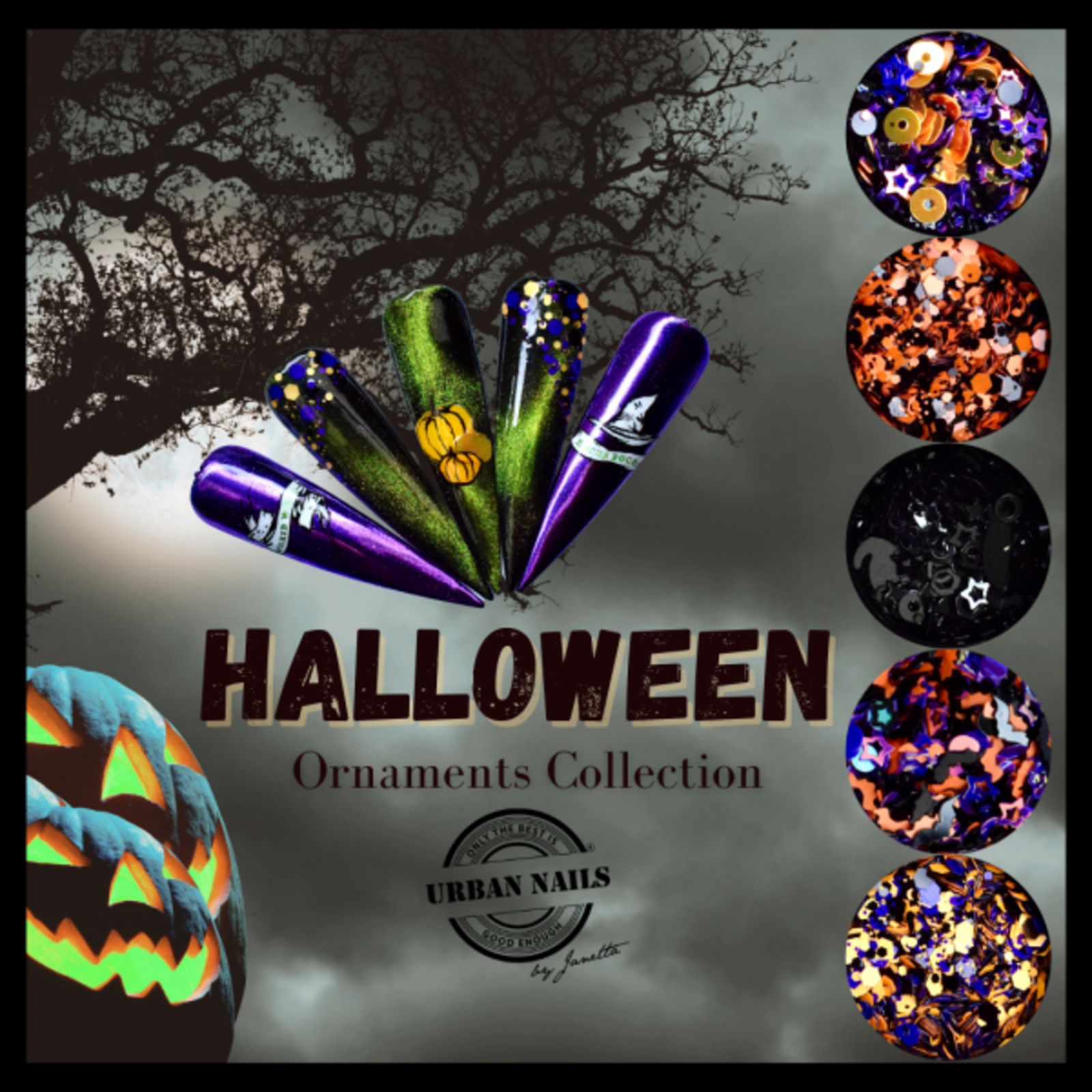 Urban nails Halloween Ornaments Collection