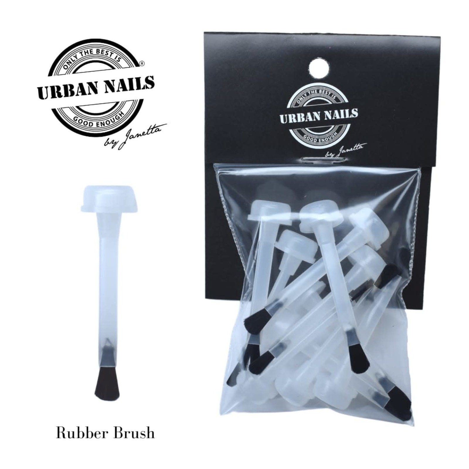 Urban nails Rubber brush 10 stuks