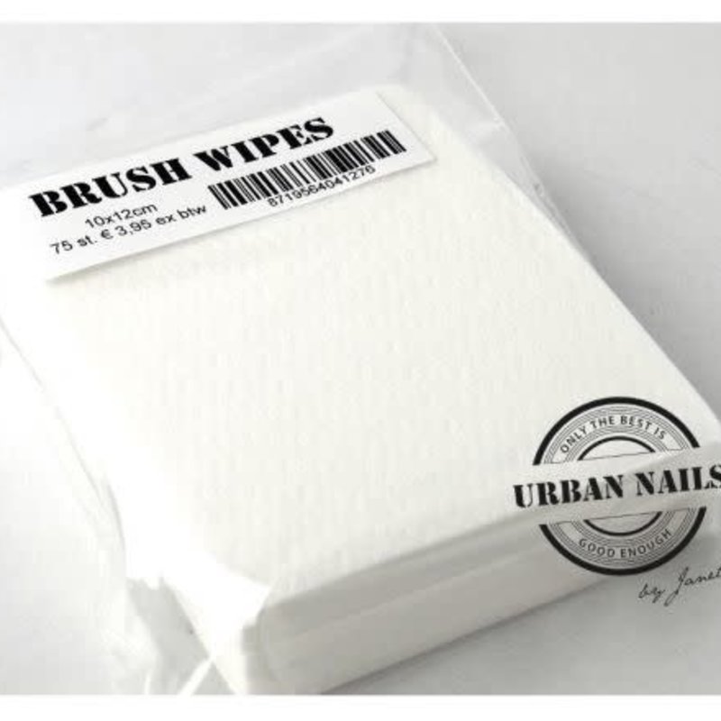 Brush wipes 10x12 cm 15 stuks