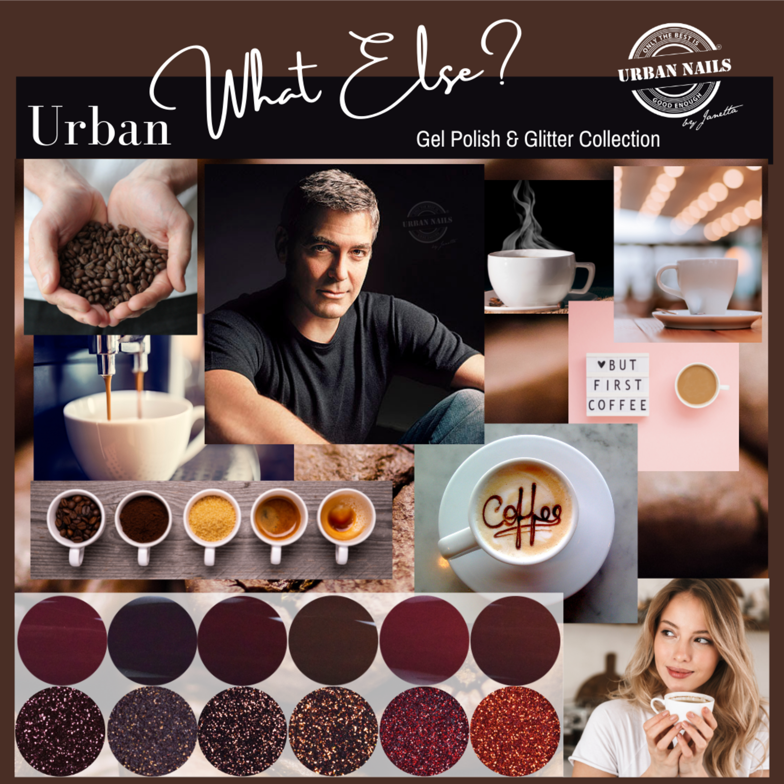 Urban nails Urban what els gelpolish collection icl gratis glitter collection