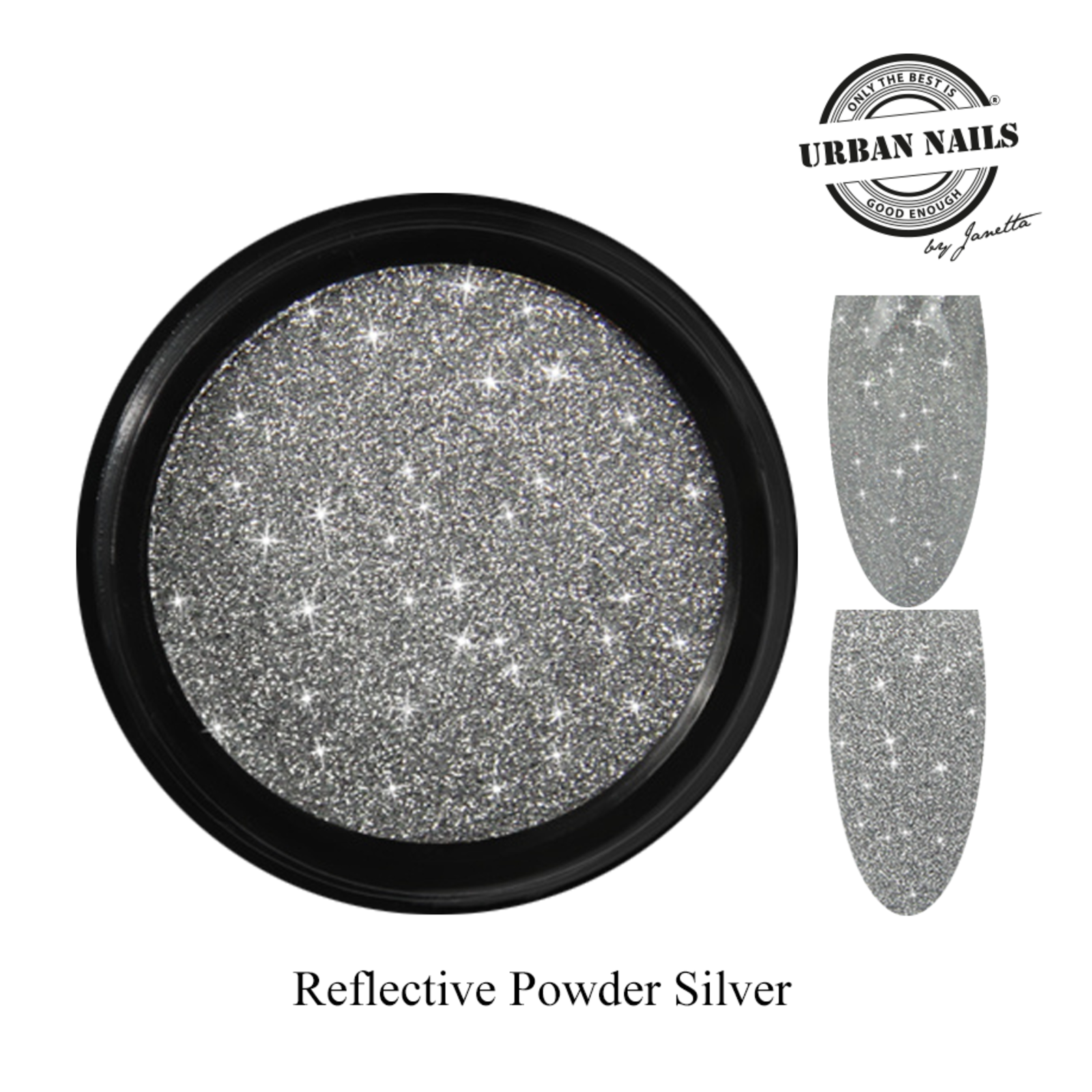 Urban nails Reflective Powder Silver 2 gr