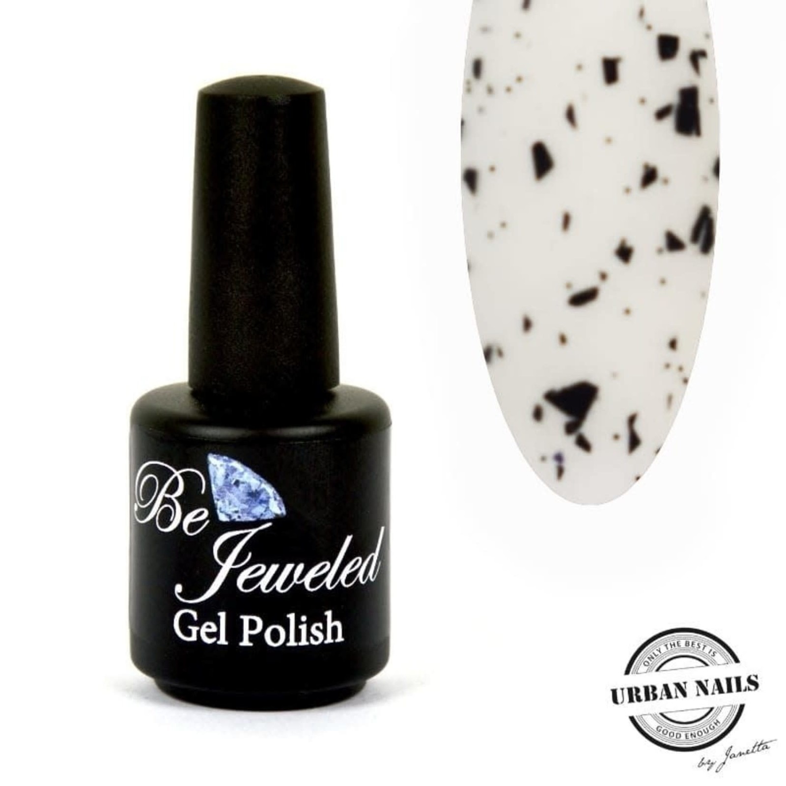 Urban nails Egg Shell gelpolish black