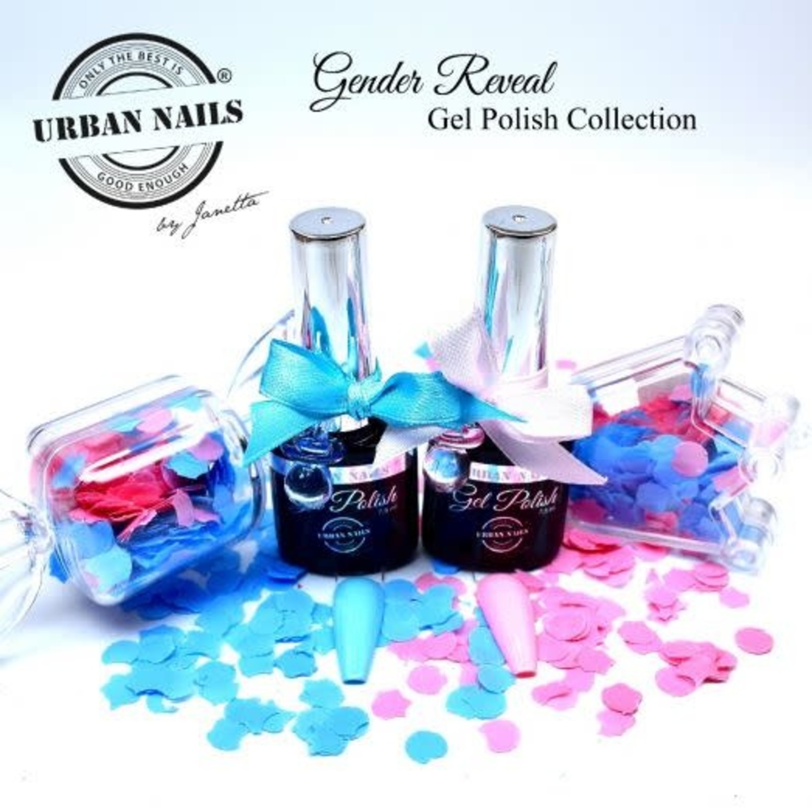 Urban nails Gender reveal collection