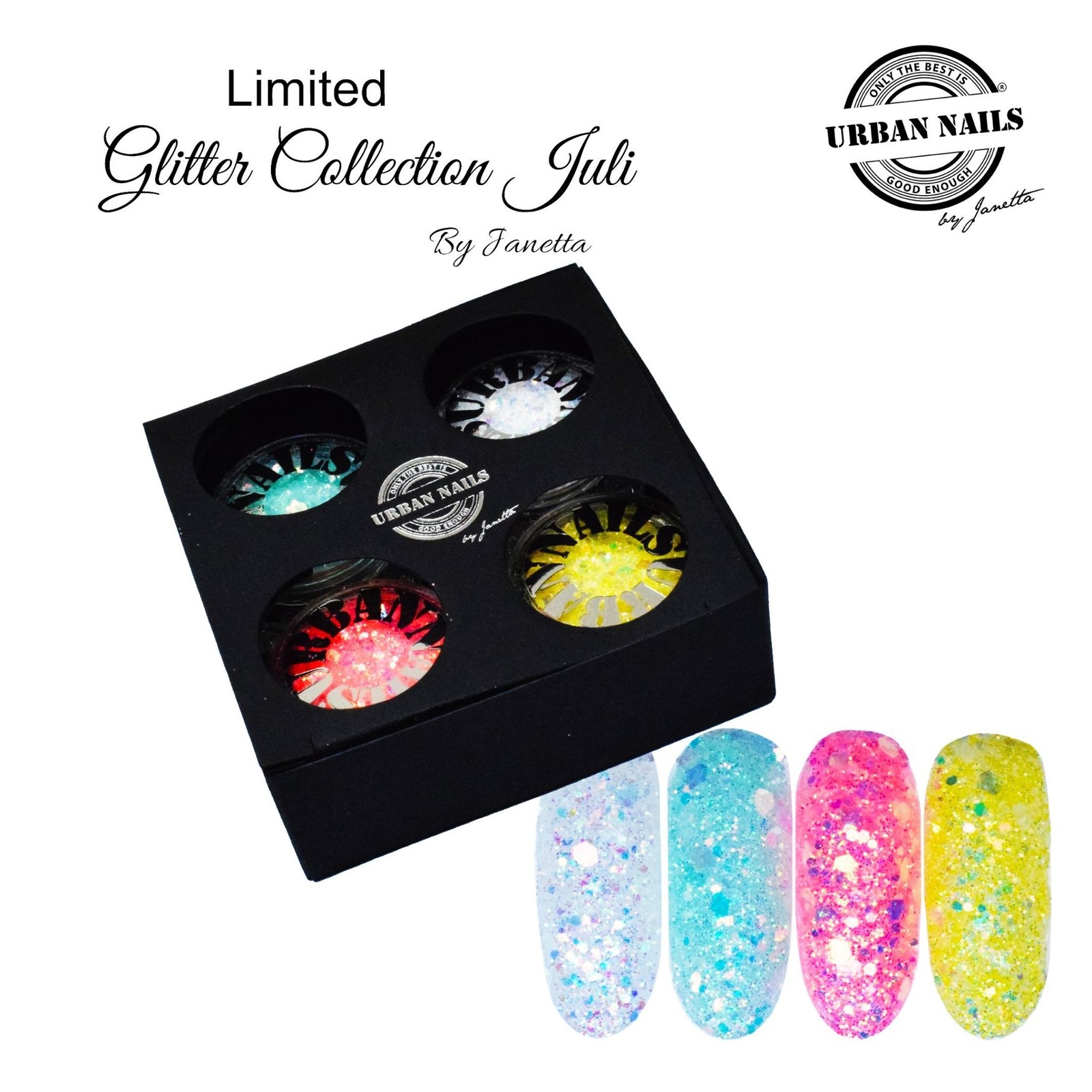 Urban nails Glitter Collectie juli