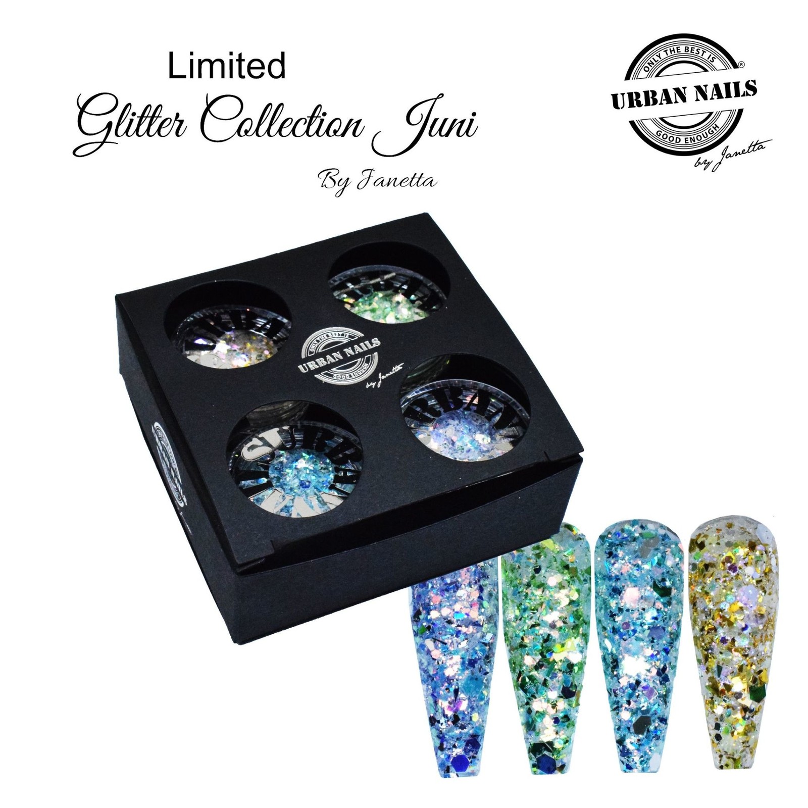 Urban nails Glitter Collectie juni