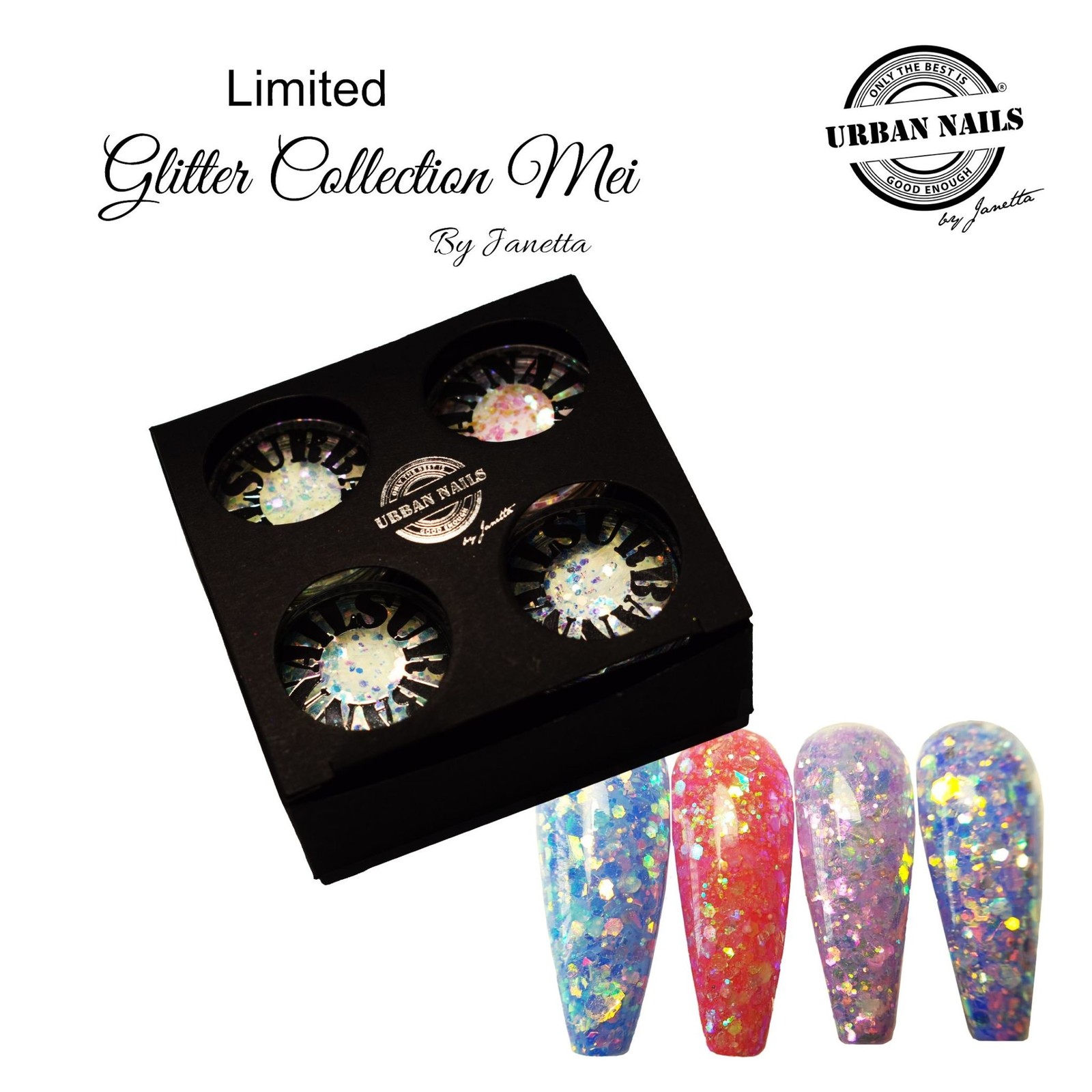 Urban nails Glitter Collectie mei