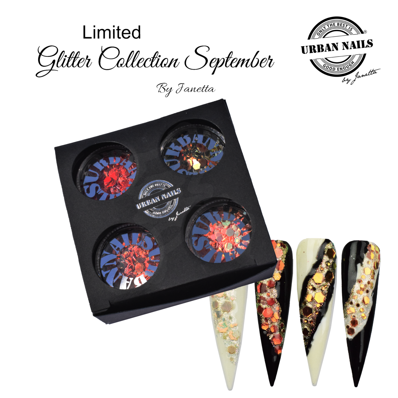Urban nails Glitter Collectie september