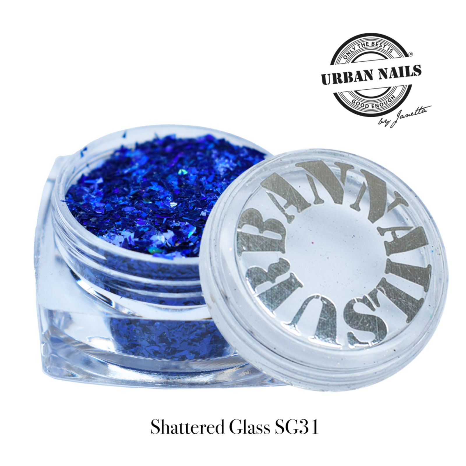 Urban nails Shattered Glass SG31 hologram blauw paars