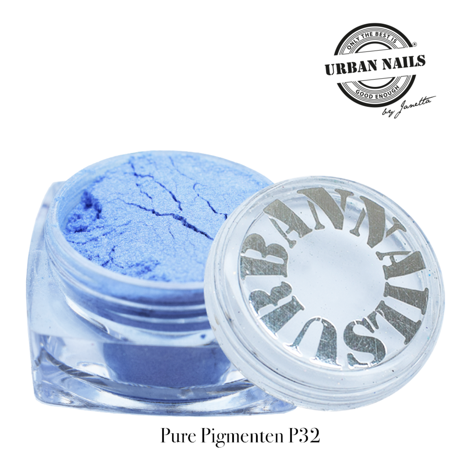 Urban nails Pure Pigment P32 parelmoer blauw paars