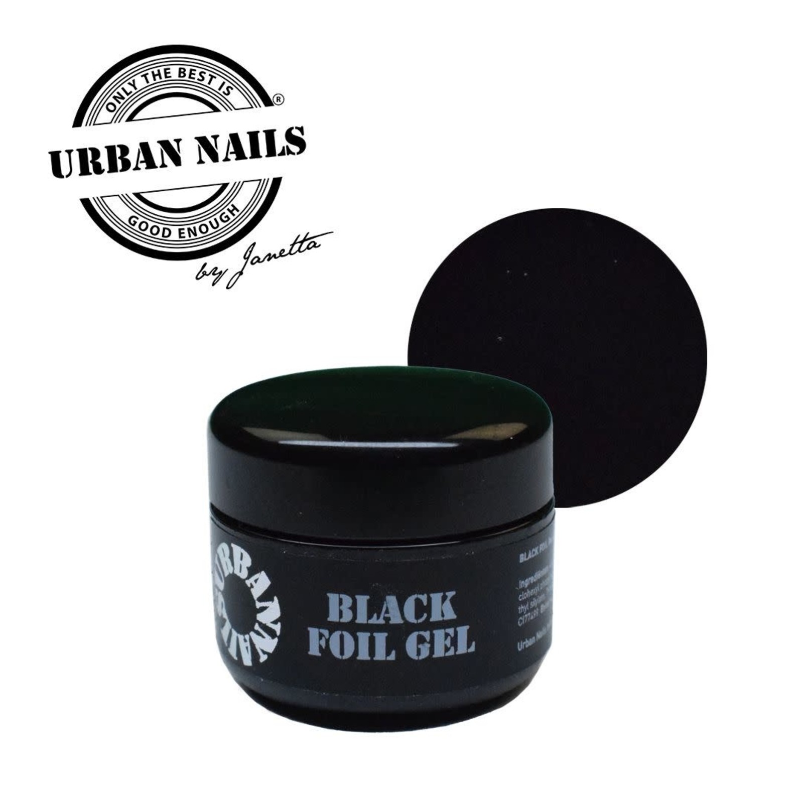 Urban nails Black Foil gel