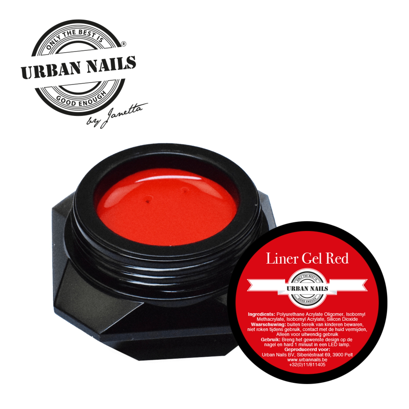 Urban nails Liner Gel Red