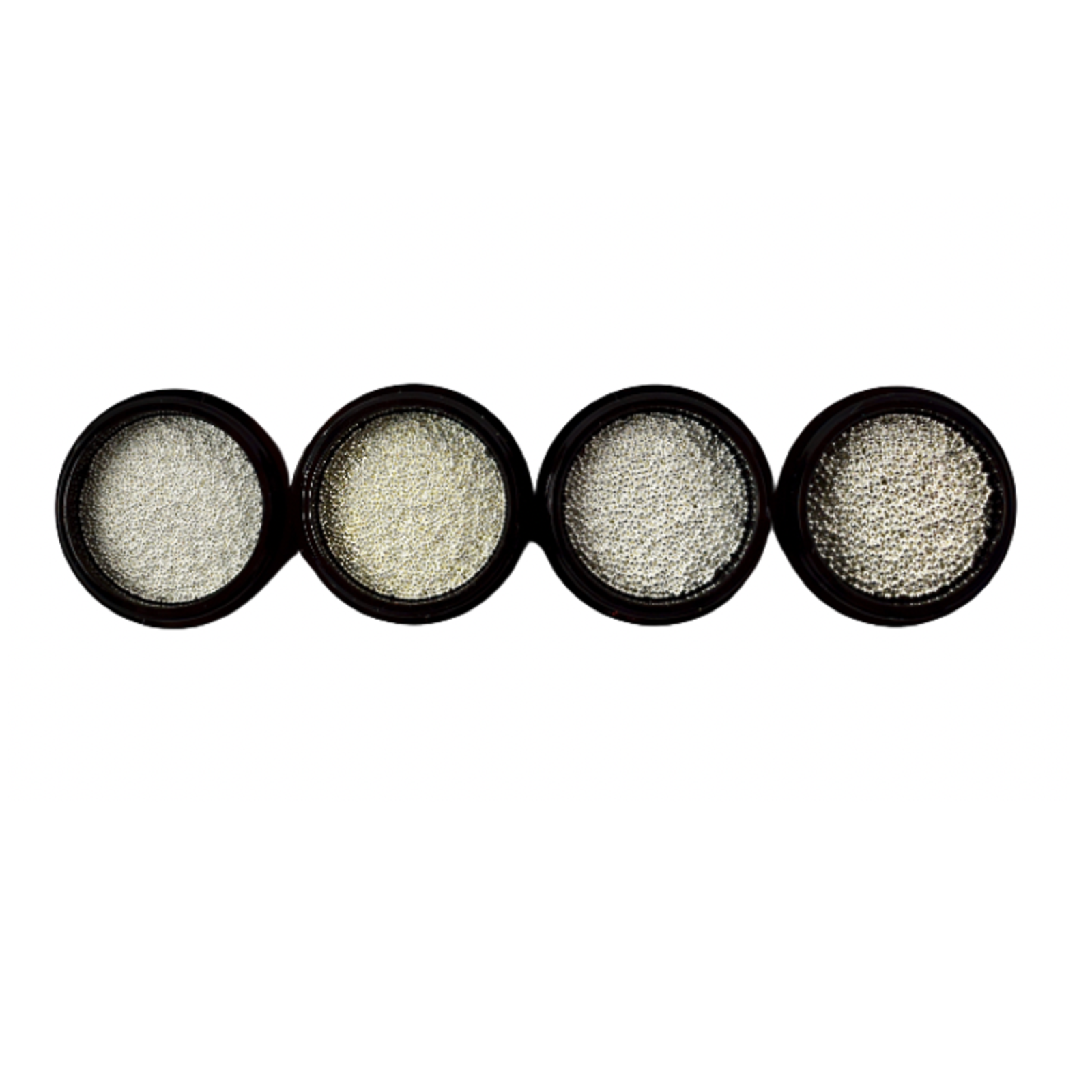 Urban nails Caviar beads zilver set 0.4/ 0.6/0.8/1.0
