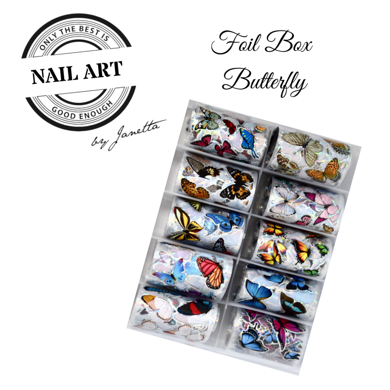 Urban nails Foil box butterfly