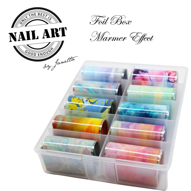 Foil box Marmer design