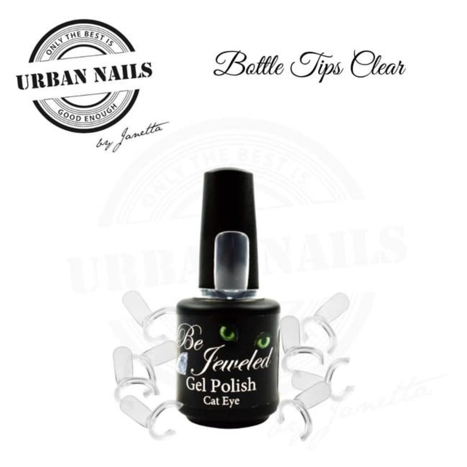 Urban nails Bottle Tips clear 50 stuks